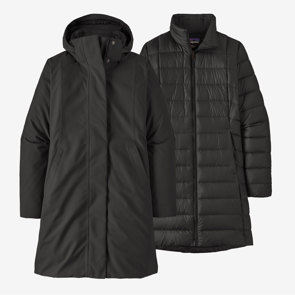 Patagonia Women's Tres 3-in-1 Parka in Black size Small